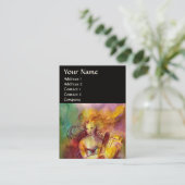 Carte De Visite SAPPHO, MUSIQUE DE DANSE ET POÉSIE, Noir (Debout devant)