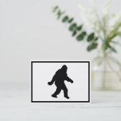 Carte De Visite Sasquatch Squatchin' Silhouette (Debout devant)