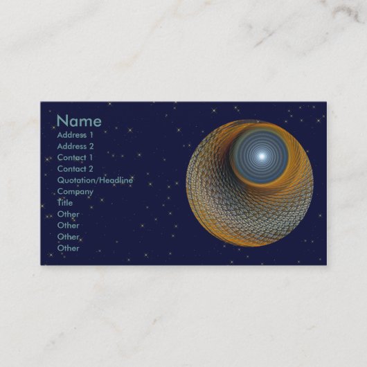 Carte De Visite Sassafras Beaver Moon (Devant)