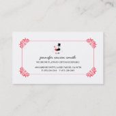 Carte de visite Sassy (Dos)