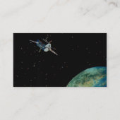 Carte De Visite Satellite au-dessus de la terre (Dos)