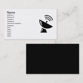 Carte De Visite satellite_vector_Clipart (Devant / Derrière)