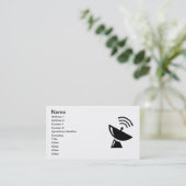 Carte De Visite satellite_vector_Clipart (Debout devant)