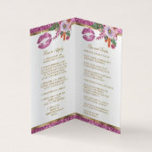 Carte De Visite Satin floral assez rose d'instructions de lèvre de (Intérieur)