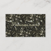 Carte de visite satiné noir (Devant)