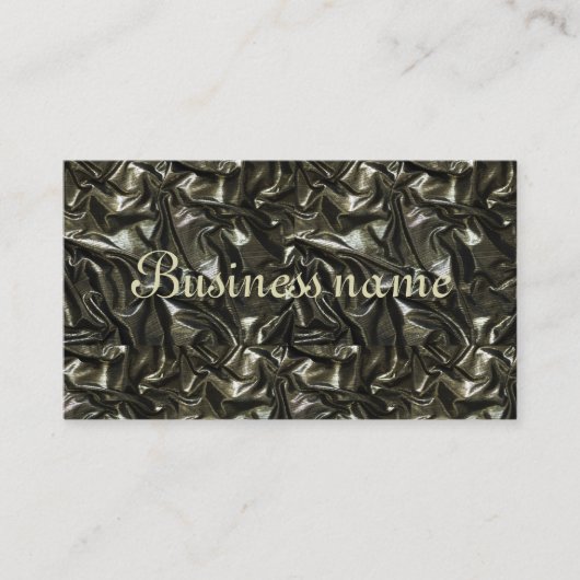 Carte de visite satiné noir (Devant)