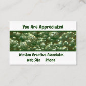 Carte De Visite Satisfaction du client Commande client commerciale (Devant)