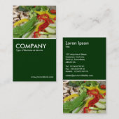 Carte De Visite Sauce à remous - Vert foncé (Devant / Derrière)