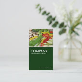 Carte De Visite Sauce à remous - Vert foncé (Debout devant)