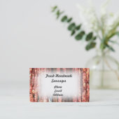 Carte De Visite Saucisses faites main fraîches (Debout devant)