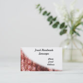 Carte De Visite Saucisses naturelles fraîches (Debout devant)