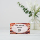 Carte De Visite Saucisses naturelles fraîches (Debout devant)