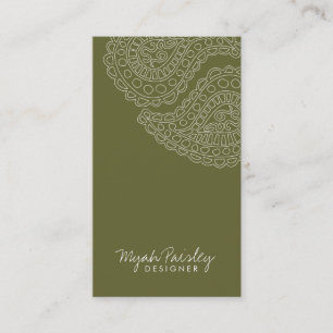 Carte De Visite Sauge de 311 Myah Paisley