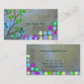 Carte De Visite Saule et empreintes digitales (Devant / Derrière)