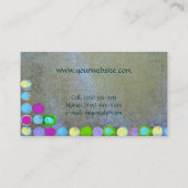 Carte De Visite Saule et empreintes digitales (Dos)