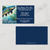 Carte De Visite Saumon de fruits de mer Crevettes Crabe Ventes Bou (Devant / Derrière)