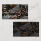 Carte De Visite Saumon de nourriture (Devant / Derrière)