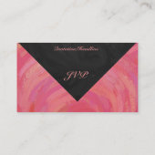Carte De Visite Saumon Swirl (Dos)