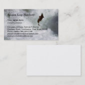 Carte de visite saumoné (Devant / Derrière)