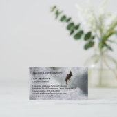 Carte de visite saumoné (Debout devant)