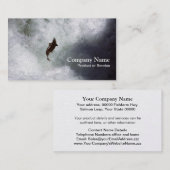 Carte de visite saumoné (Devant / Derrière)