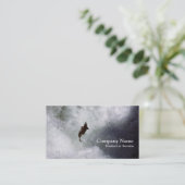 Carte de visite saumoné (Debout devant)