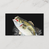 Carte De Visite Saut de basse à grande bouche (Dos)