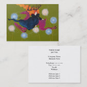 Carte De Visite Saut des cerfs communs (Devant / Derrière)