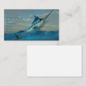 Carte De Visite Saute Blue Marlin (Devant / Derrière)