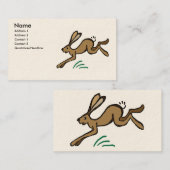 Carte De Visite Saute de lièvre (Devant / Derrière)