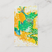 Carte De Visite Sauter de grenouille verte (Dos)