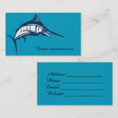 Carte De Visite Sauter de Marlin (Devant / Derrière)