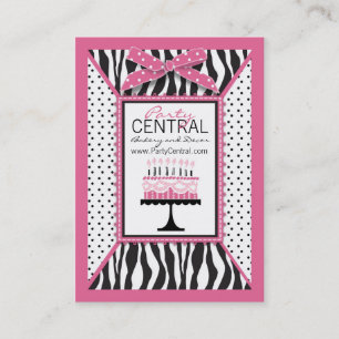 Carte de visite sauvage de HP de gâteau