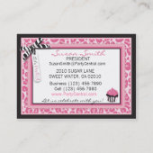 Carte de visite sauvage du petit gâteau CP (Dos)