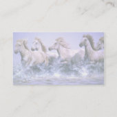 Carte De Visite Sauvage et libre, les chevaux de Camargue (Dos)