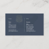 Carte De Visite Sauvetage animal (Dos)