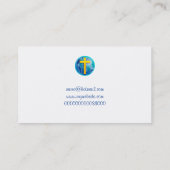 Carte De Visite Sauveur du monde, votre nom ici (Dos)