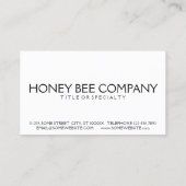 Carte De Visite sauvez les abeilles (Dos)