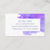 Carte De Visite Savon à bougie à la chandelle à pâte feuilletée (Dos)