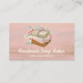 Carte De Visite Savon Fleurs Rustiques (Devant)