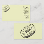 Carte De Visite Savon Vintage (Devant / Derrière)