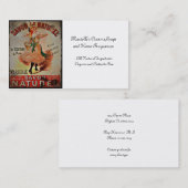 Carte De Visite Savon vintage Naturel (Devant / Derrière)