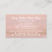 Carte De Visite Savons Fleurs Rustiques (Dos)