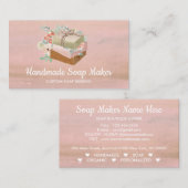 Carte De Visite Savons Fleurs Rustiques (Devant / Derrière)