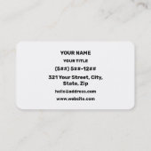 Carte De Visite Sawatdee / Hello ~ Thailand / Thai Language Script (Dos)