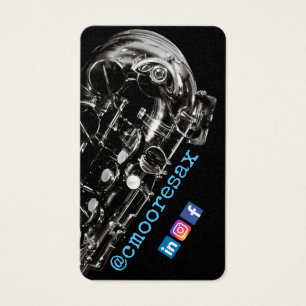 Carte de visite saxophone