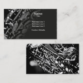 Carte De Visite Saxophone (Devant / Derrière)