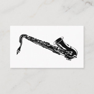Carte de visite saxophone