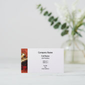 Carte De Visite Saxophone avant défilé - finition de platine (Debout devant)