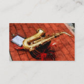 Carte De Visite Saxophone Avant Parade (Dos)